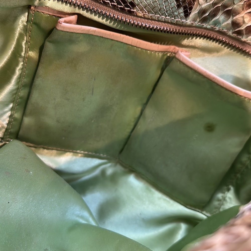 Excellent Used Condition Pulicati Python Bag - image 7